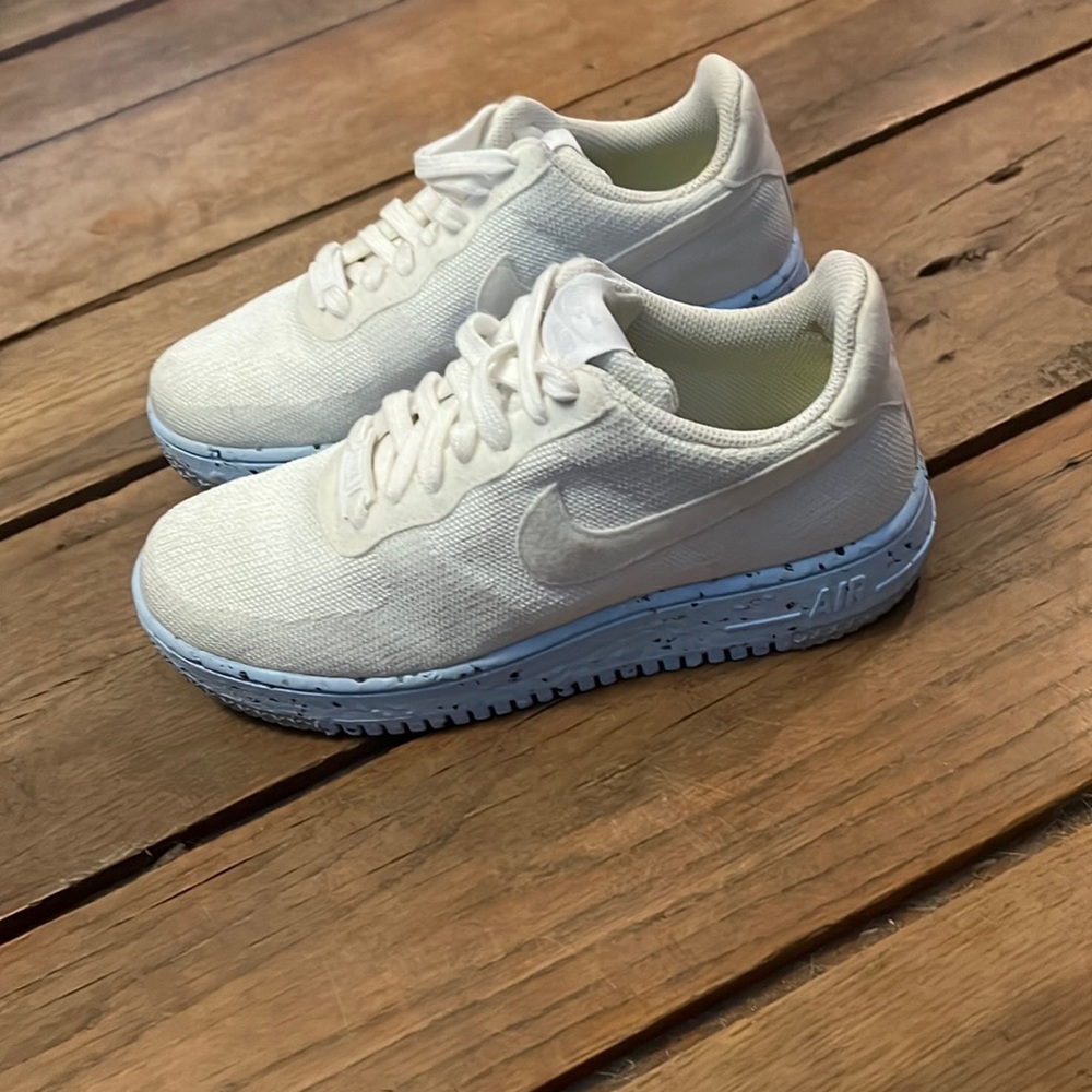 Nike Air Force 1 baby blue and white